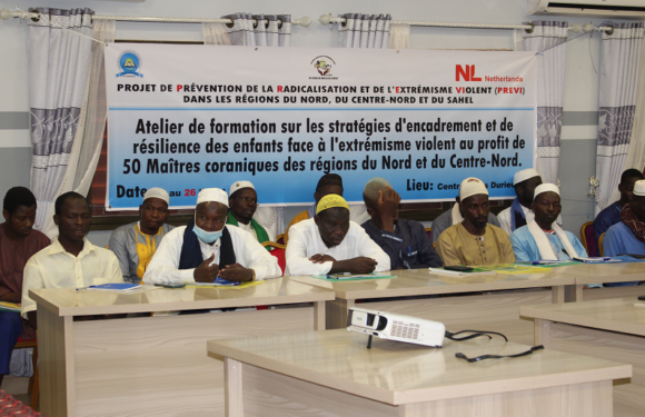 Projet PREVI : Atelier de formation de 50 maîtres coraniques des régions du Nord et du Centre-Nord sur les stratégies d’encadrement et de résilience des enfants face à l’extrémisme violent.